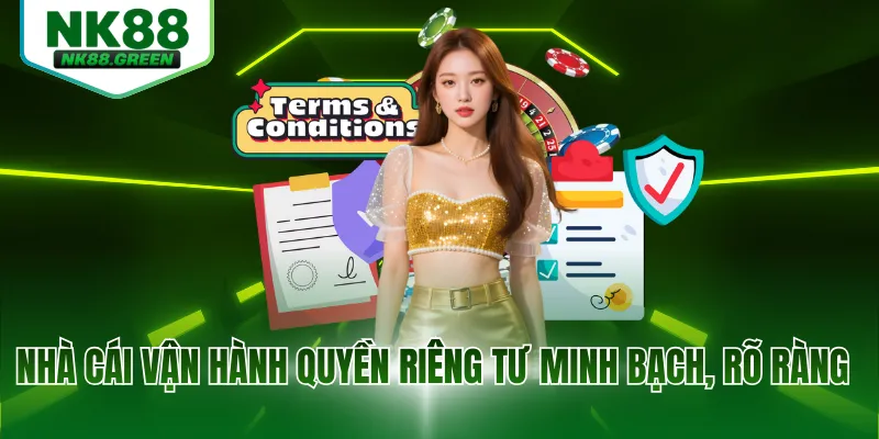 Nhà cái vận hành quyền riêng tư minh bạch, rõ ràng